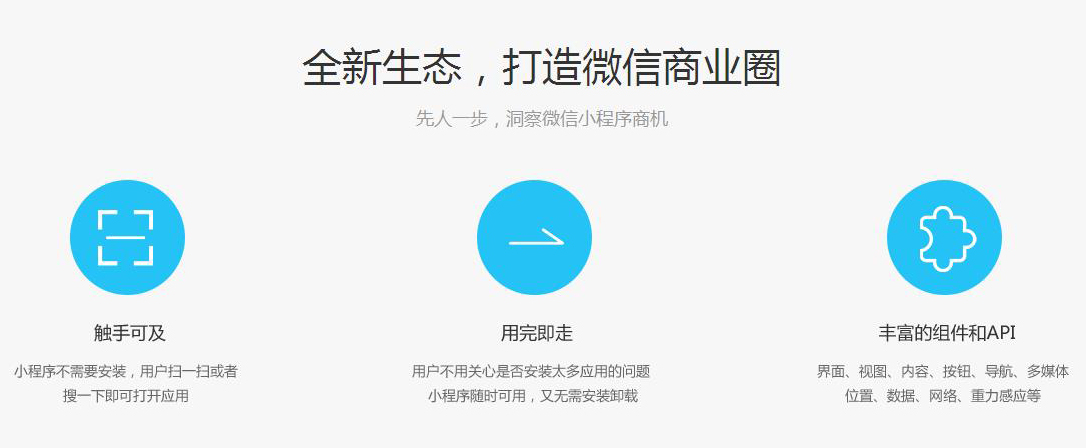 什么是小程序，小程序介紹